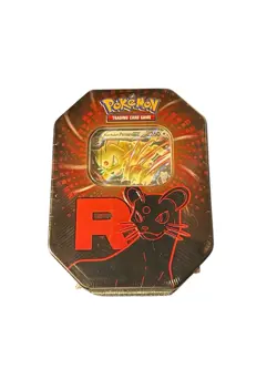 Pokemon TCG Destined Rivals Team Rocket Persian Ex Tin NEW & SEALED - Image 1