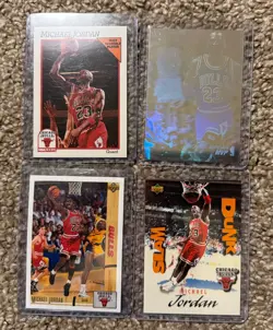 Michael Jordan Basketball Card Lot Of 4 - Image 1