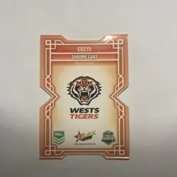 2026 NRL League Heroes Jarome Luai Colours Die Cut Insert Card CD215 Wests Tiger - Image 2