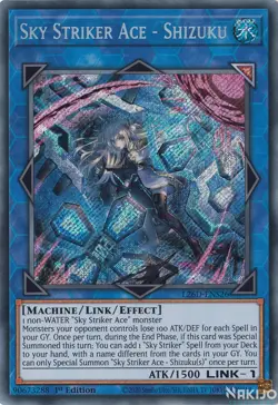 YuGiOh - Sky Striker Ace - Shizuku - L26D-ENS26 - Secret Rare - 1st Edition - Image 1