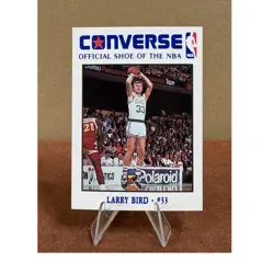 1989-90 Converse Larry Bird #33 Base Boston Celtics NBA Basketball Trading Card - Image 1