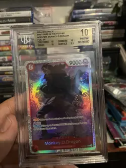 2024 One Piece 500 Years In The Future Graded Monkey D. Dragon Foil BGS 10 - Image 1