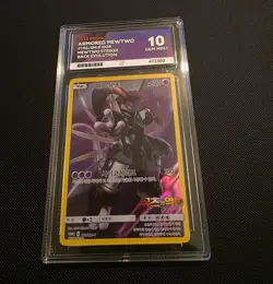 Armored Mewtwo 2020 Promo #196 / SM-P KOR - Ace Gem Mint 10 - Low Pop !!! - Image 1