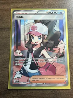 Pokemon TCG White Flare Hilda Trainer Pack 164/086 English Edition Ultra Rare - Image 1