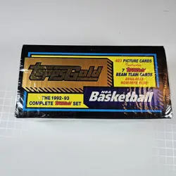 1992-93 Topps Gold Basketball Complete Factory Sealed Set Beam Team 403 Cards - Image 1