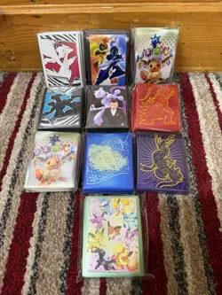 Pokemon TCG Sleeves Bundle Trading Card Game Accessories - Image 1