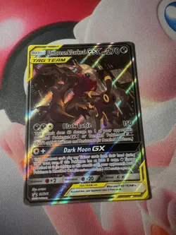 Umbreon & Darkrai GX Tag Team Sun and Moon Black Star Promo SM241 LP - Image 1