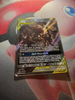 Umbreon & Darkrai GX Tag Team Sun and Moon Black Star Promo SM241 LP - Image 2