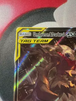 Umbreon & Darkrai GX Tag Team Sun and Moon Black Star Promo SM241 LP - Image 4