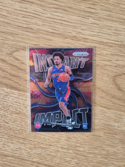 2021-22 Prizm Instant Impact Rookie Cade Cunningham #1 RC - Pistons - Image 1