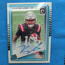 KYLE WILLIAMS 2025 OPTIC #245 ROOKIE ON CARD AUTO (RC) /350 - Image 1