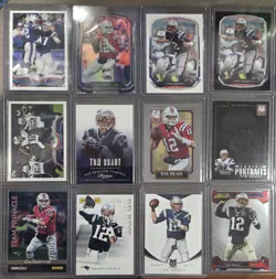 Tom Brady card lot. Great Value! Lot 11 - Image 1