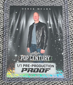 2026 Leaf Pop Century Derek Mears Shimmer Pre-Production Proof #1/1 - Image 1