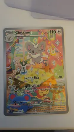 Pokemon Card lot: Minccino 182/162 & Cinccino 183/162 NM and Morpeko 206/182 - Image 1