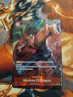 One Piece Card Game Monkey D Dragon OP07-015 Alt Art SR Near Mint - Image 1
