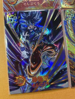 Dragon Ball Hero Lot of 4 x Premium Anime Foiled SP 018 016 Sketch GP Cards Goku - Image 4