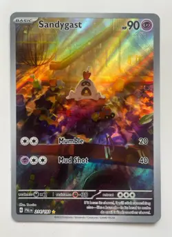 Pokemon TCG Sandygast Holo Illustration Rare Card Paldea Evolved 214/193 NM - Image 1