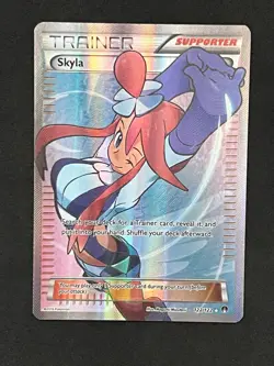 Pokemon TCG Skyla Breakpoint 122/122 Holo Full Art Ultra Rare Trainer Card 🔥 - Image 1