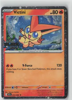 Victini (Black Bolt Stamped) Rare Miscellaneous Cards & Products 012/086 NM - Image 1