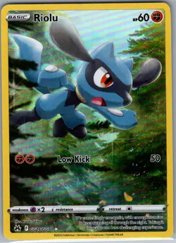 Riolu GG26/GG70 Crown Zenith: Galarian Gallery - Pokemon Card - NM - Image 1