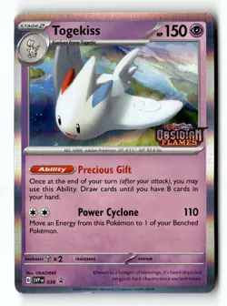 Pokemon Card Togekiss - Prerelease Holo LP SV: Scarlet & Violet Promo Cards 038 - Image 1