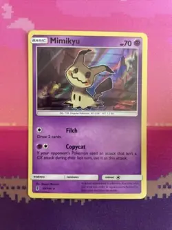 Pokemon Card Mimikyu Guardians Rising Holo Rare 58/145 Near Mint - Image 1