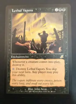 Lethal Vapors Scourge MTG Regular Near Mint - Image 1
