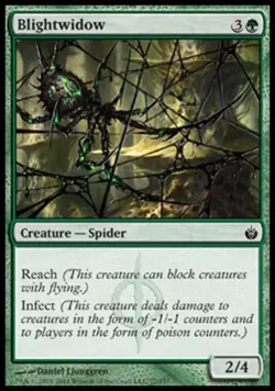 Blightwidow -Foil Light Play MTG Mirrodin Besieged - Image 1