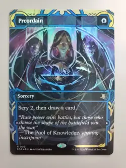 MTG Preordain Secrets of Strixhaven: Mystical Archive Foil Rare - Image 1