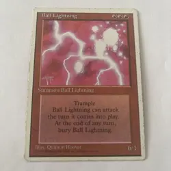Magic the Gathering MTG: Ball Lightning - 4th Edition - Image 1