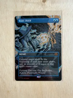 MTG Mana Drain - TEXTURED FOIL - Outlaws of Thunder Junction Breaking News #0067 - Image 1