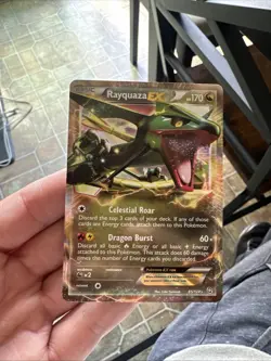 Rayquaza EX 85/124 Holo Rare Pokemon Card Black & White Dragons Exalted - NM - Image 1
