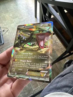 Rayquaza EX 85/124 Holo Rare Pokemon Card Black & White Dragons Exalted - NM - Image 2