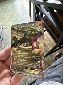 Rayquaza EX 85/124 Holo Rare Pokemon Card Black & White Dragons Exalted - NM - Image 3