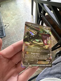 Rayquaza EX 85/124 Holo Rare Pokemon Card Black & White Dragons Exalted - NM - Image 4