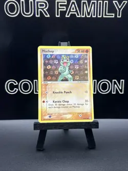 Machop 64/101 Holo Common EX Hidden Legends Pokemon TCG - Image 1