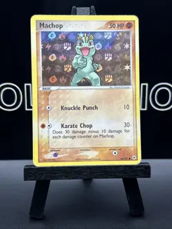 Machop 64/101 Holo Common EX Hidden Legends Pokemon TCG - Image 2