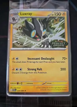 Pokemon Luxray 028/088 Perfect Order Best Buy Stamped Promo Sealed NM Mint - Image 1