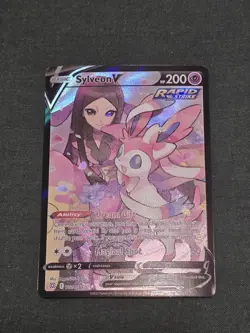 Pokemon TCG- Brilliant Stars -Sylveon V TG14/TG30 Full Art Holo - NM. - Image 5