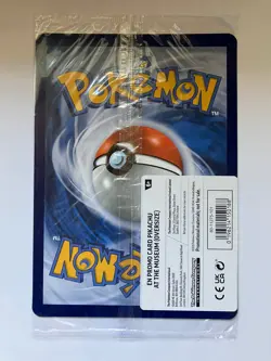 Pokemon Pikachu At The Museum Natural History Museum Jumbo Promo - Sealed - Image 2