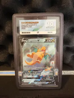 Pokemon TCG - Dragonite V 192/203 - Evolving Skies - ACE 10 - Image 1