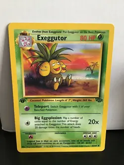 Exeggutor 35/64 Pokemon Jungle 1st Edition Uncommon - Image 1