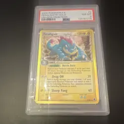 Pokemon Feraligatr EX Dragon Frontiers #2/101 Holo Rare PSA 8 2006 English - Image 1