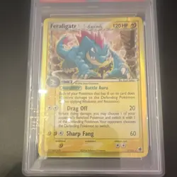 Pokemon Feraligatr EX Dragon Frontiers #2/101 Holo Rare PSA 8 2006 English - Image 2