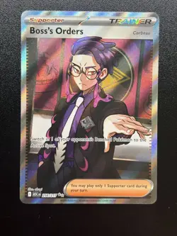 Pokemon Boss's Orders Corbeau 256/217 Full Art Ascended Heroes 2026 NM - Image 1