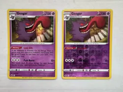 Pokemon TCG Gengar Holo & Reverse Holo Combo 057/198 Chilling Reign NM - Image 1