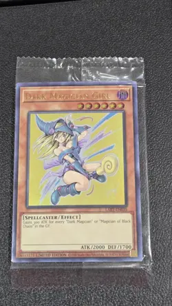 Yugioh - Dark Magician Girl Ultra Rare, LART-EN035 (2021 Border), NM, Limited Ed - Image 1