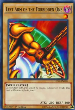Left Arm of the Forbidden One - LDK2-ENY06 - Common - 1st Edition Lightly Played - Image 1