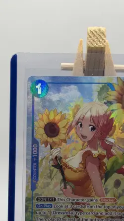 Rebecca OP15-053 SR Alt Art Parallel English One Piece TCG Adventure Kami Island - Image 3