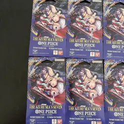 One Piece TCG: The Azure Sea's Seven Sleeved Booster OP-14 English - Lot of 8 - Image 3
